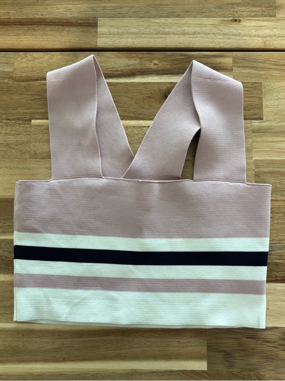 SEEK Striped Crop‎ Top